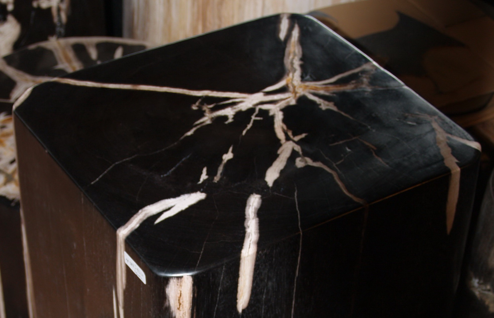 petrified wood stool 6